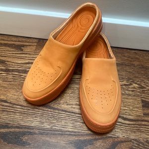 NEW Nike Air Force 1 Lover XX Slip On Mules AO1523-800 Size 10.5, Cinder Orange